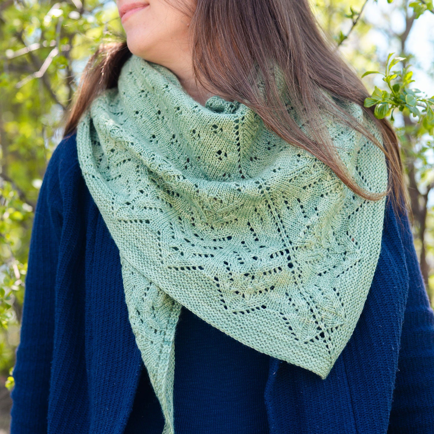 Boîte à tricot en dentelle