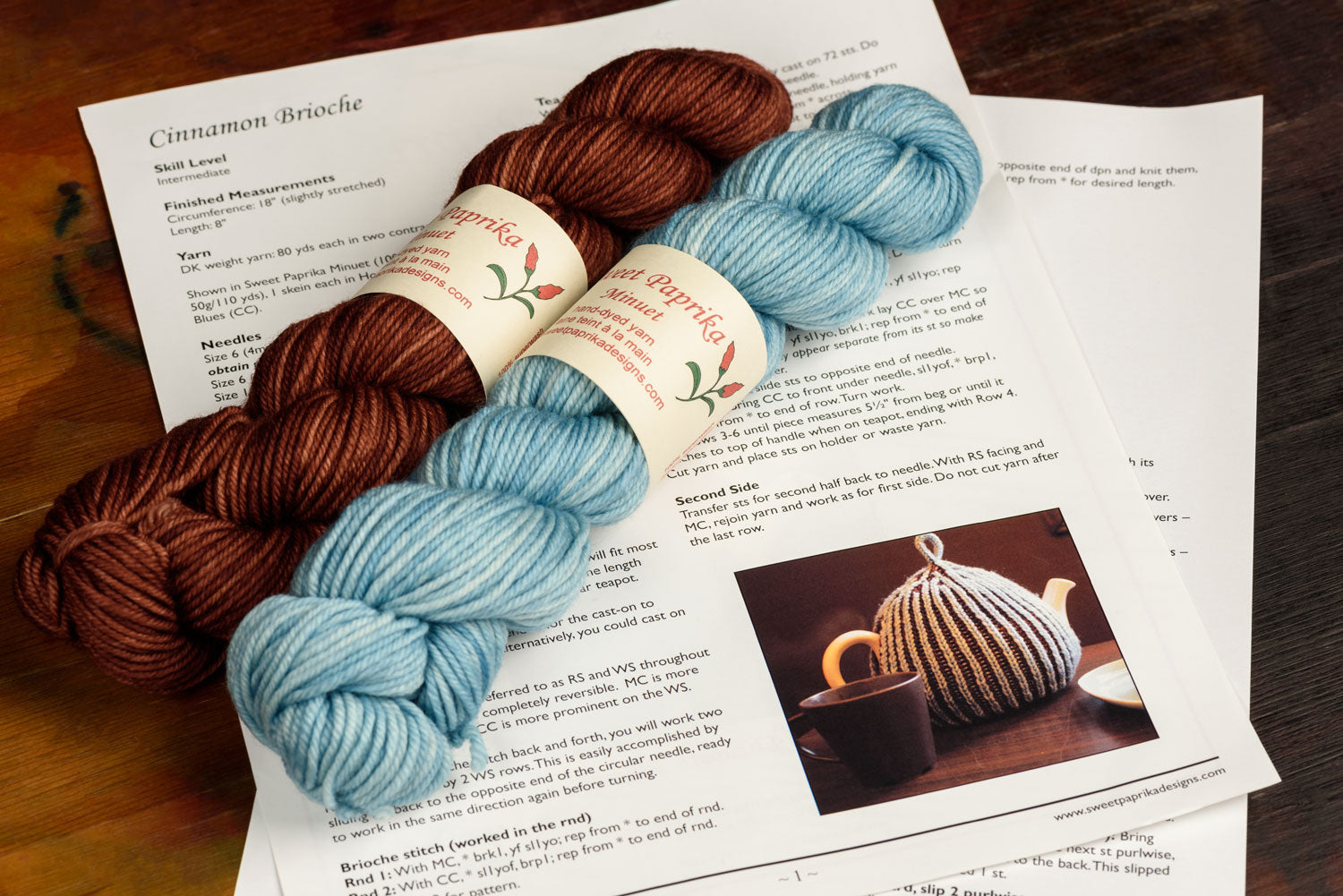 Ensemble couvre théière Cinnamon Brioche