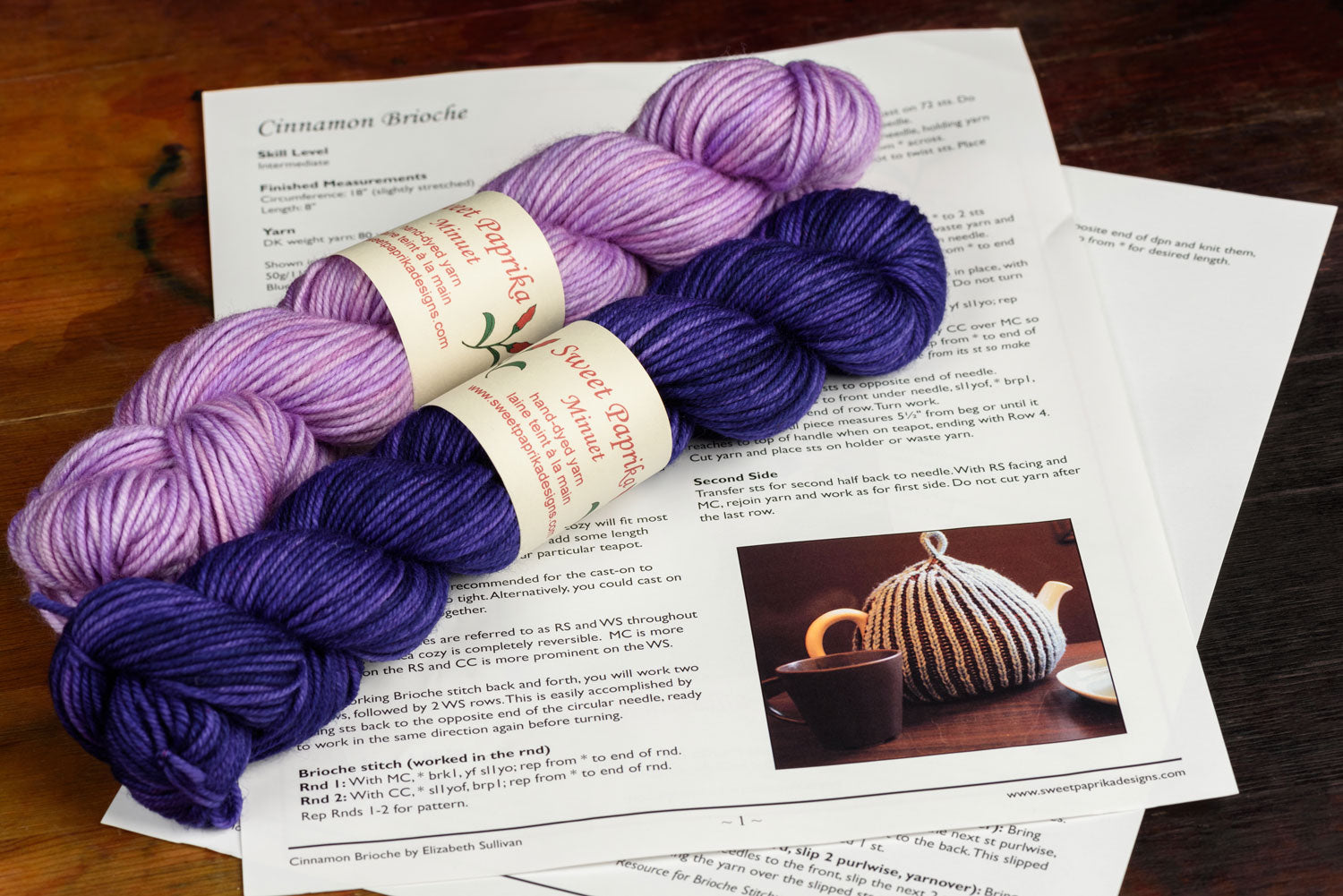 Ensemble couvre théière Cinnamon Brioche