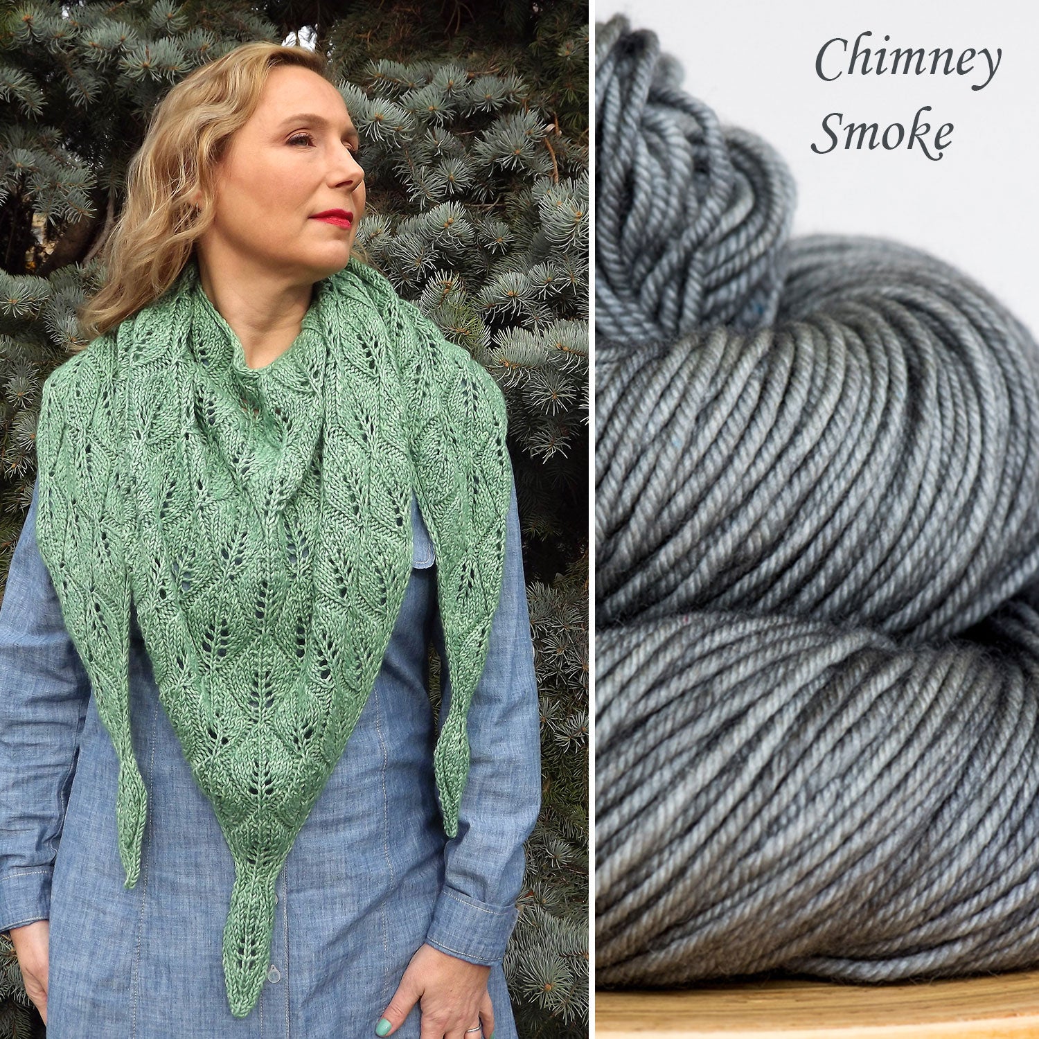 PRE-ORDER Shade Garden shawl kit