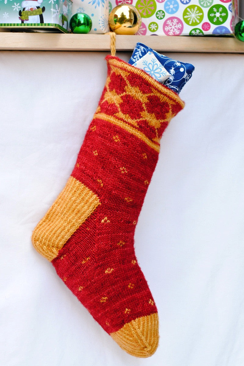 Argyle Christmas Stocking knitting kit