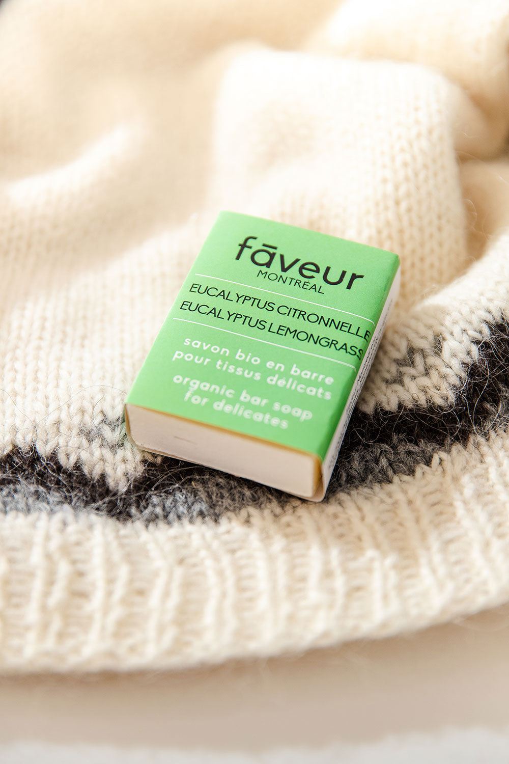 Organic bar soap for delicates