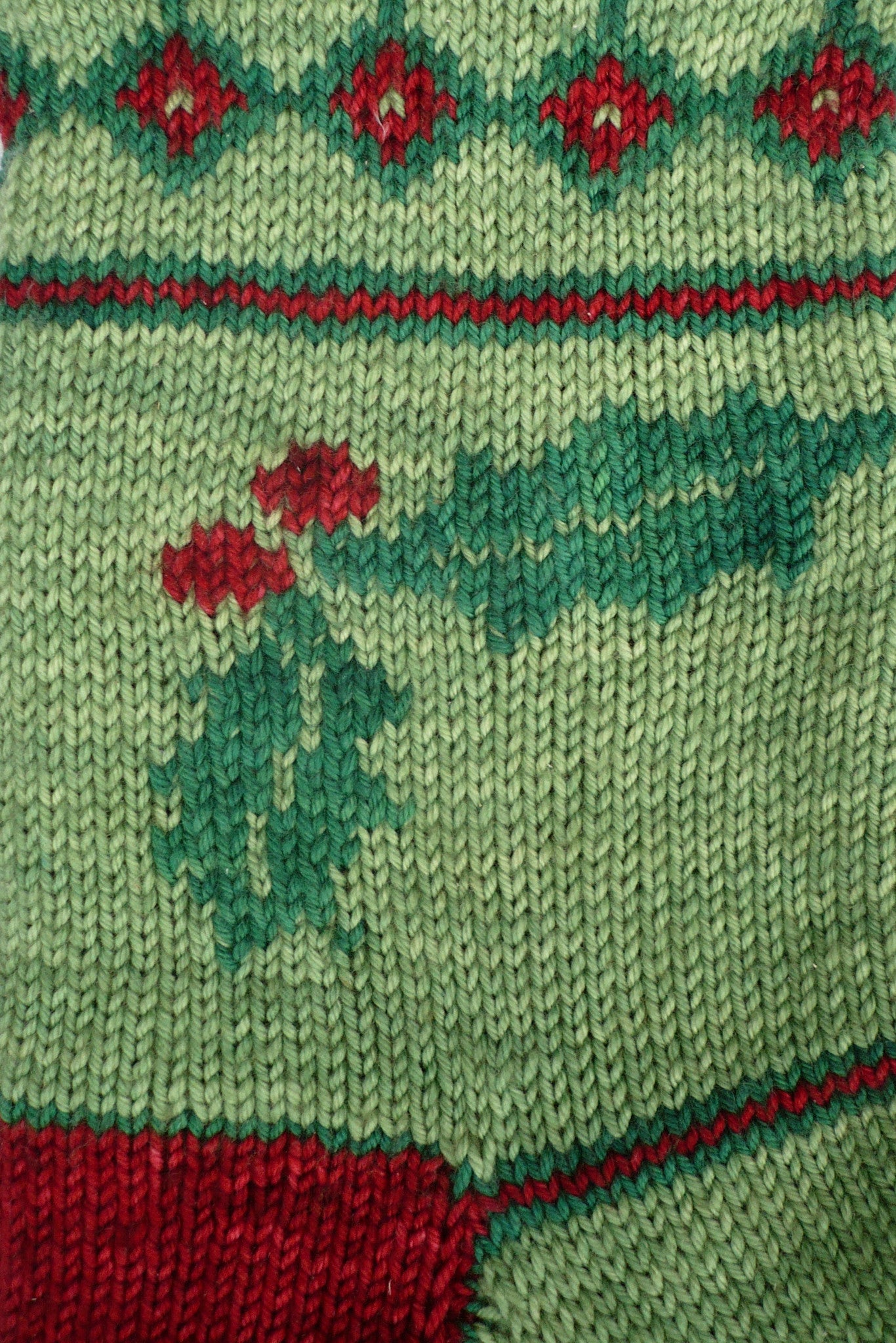 Holly Christmas Stocking