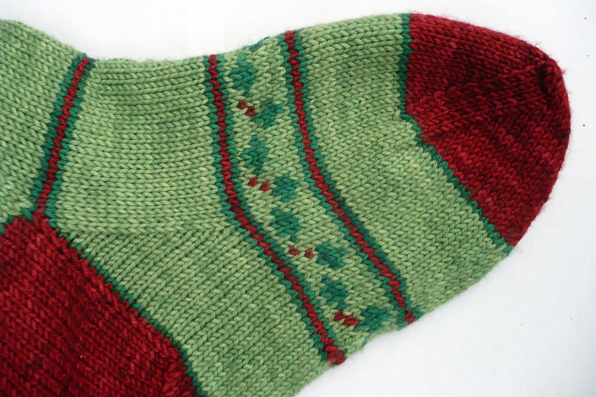 Holly Christmas Stocking Knitting Kit