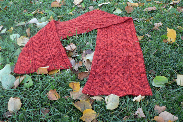 Nexus Scarf knitting pattern - Sweet Paprika