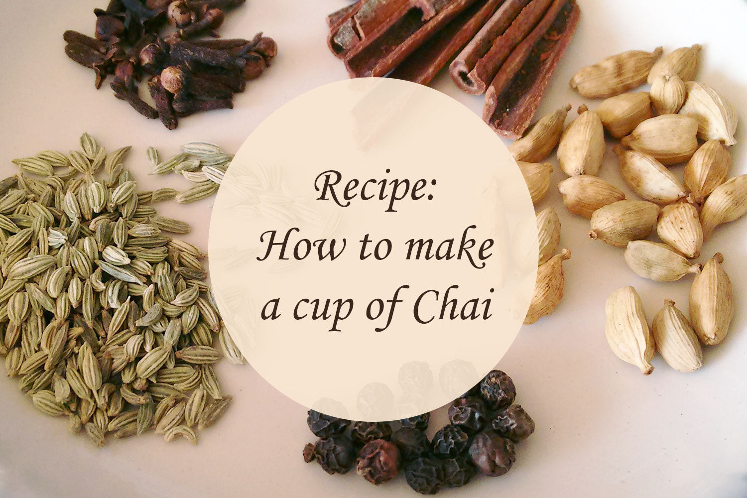 Recipe: How to make a cup of Chai