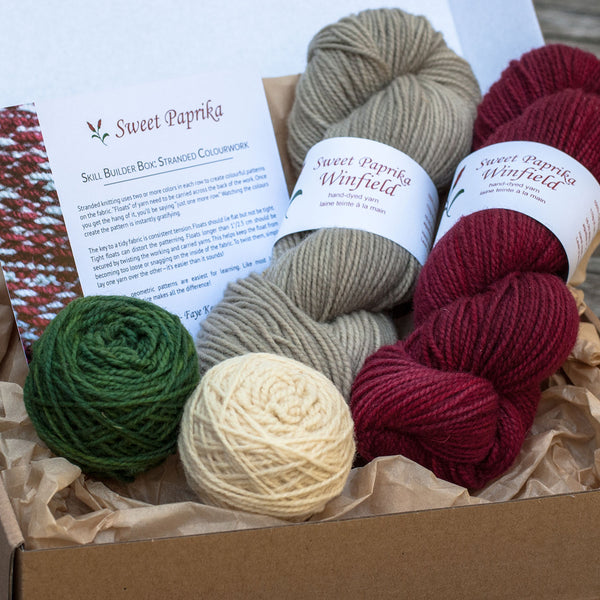 Stranded Colourwork Knitting Box - Sweet Paprika