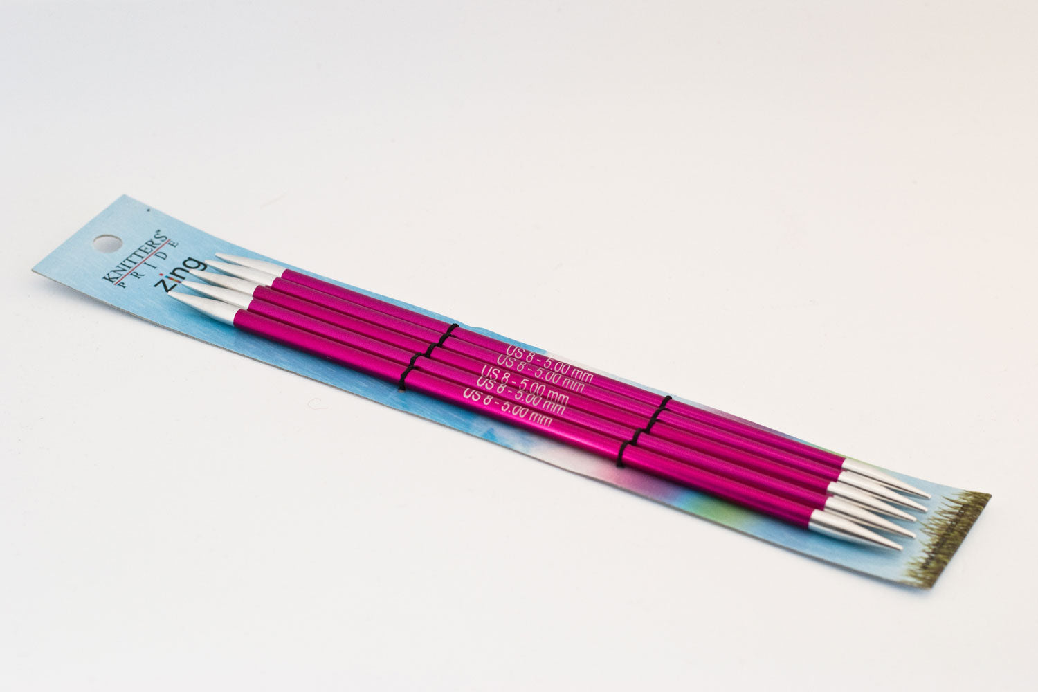 Knitter's Pride Zing 8 inch (20 cm) Double Point Knitting Needles