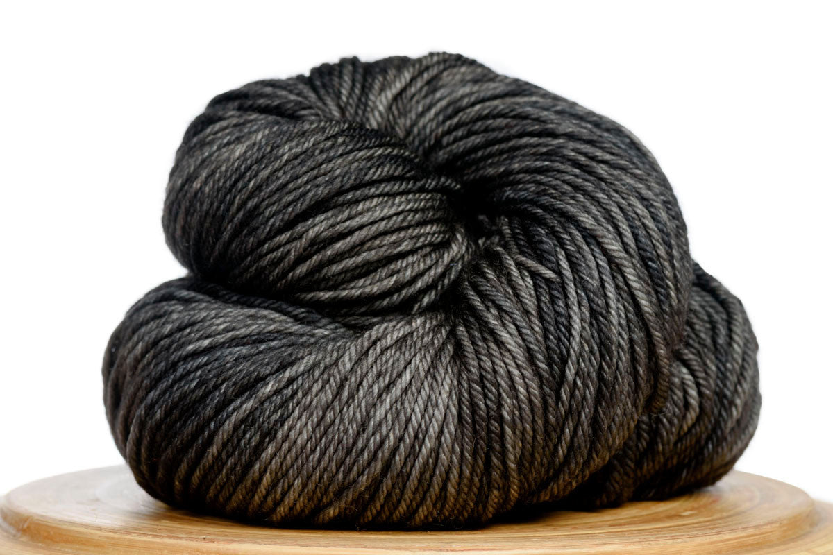 Andante hand-dyed worsted weight merino in Graphite