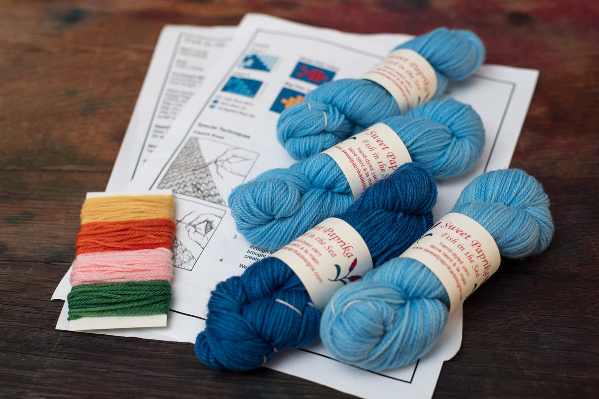 Hand-dyed yarn, knitting patterns, kits - Sweet Paprika Designs