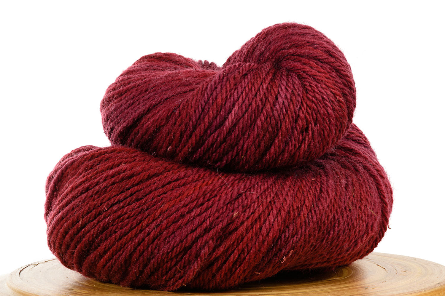Canasta - burgundy red semi-solid hand-dyed DK weight wool