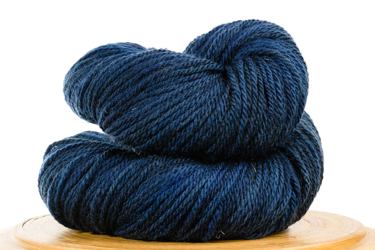 Night Owl - dark navy semi-solid hand-dyed DK weight wool
