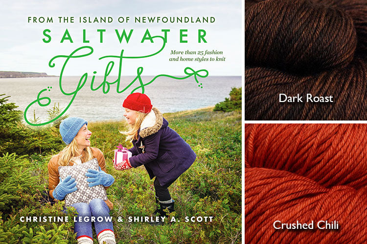 Saltwater Gifts kit with Andante hand-dyed yarn - Sweet Paprika Designs