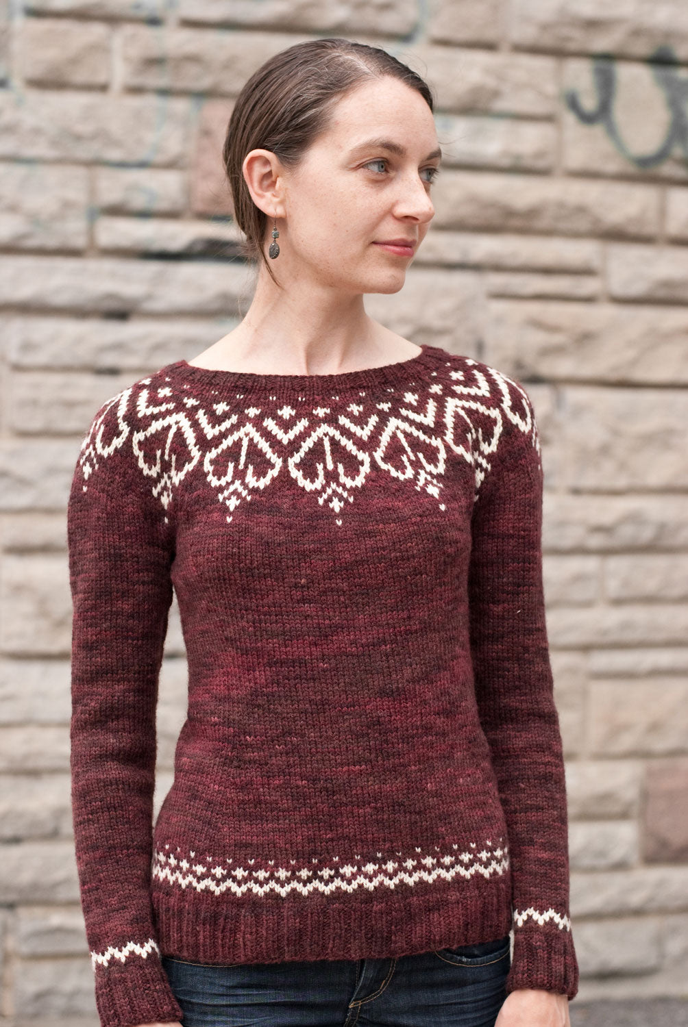 Adelpha sweater knitting pattern - Sweet Paprika Designs