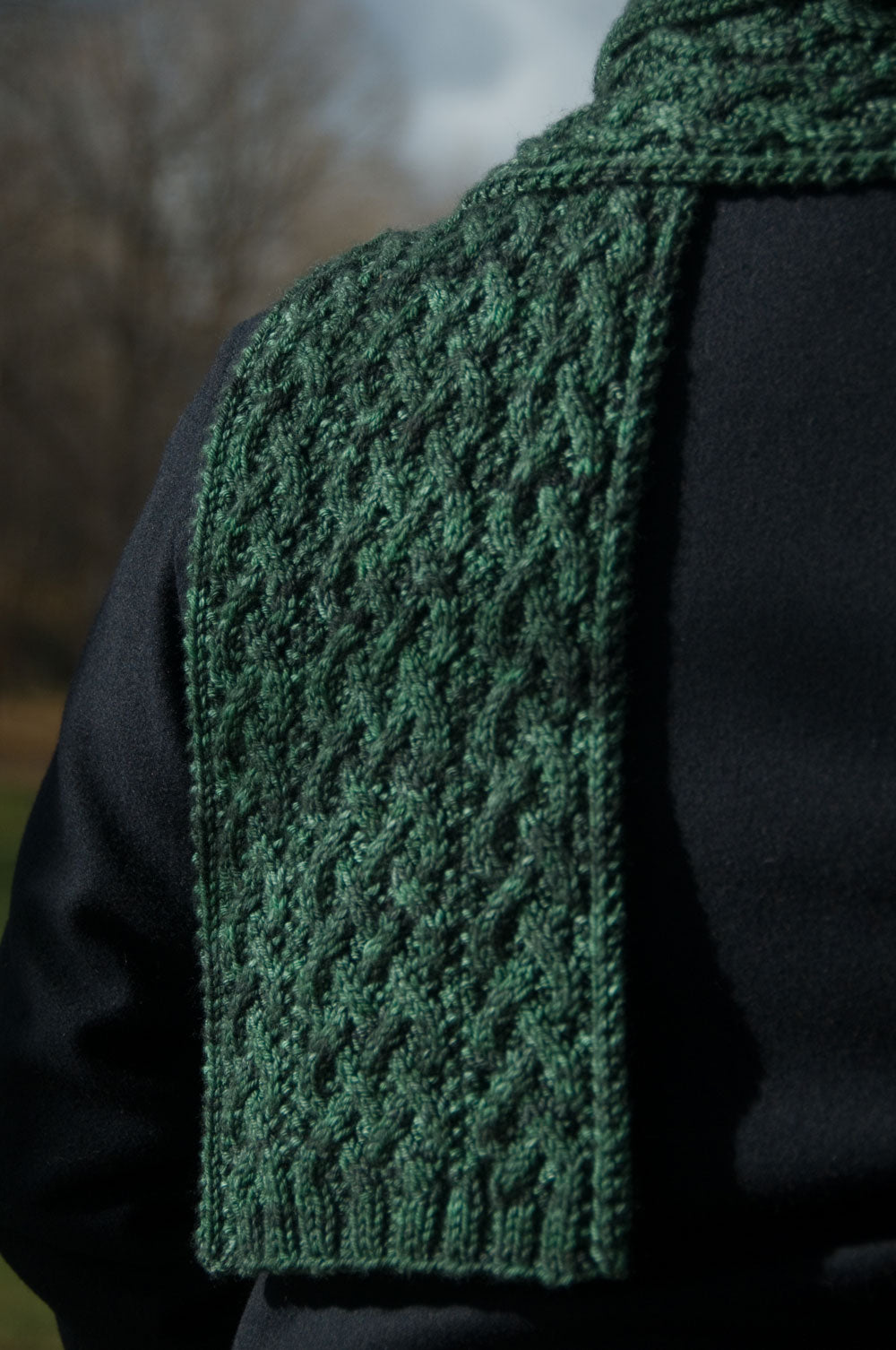 Axiom Scarf knitting pattern Sweet Paprika Designs