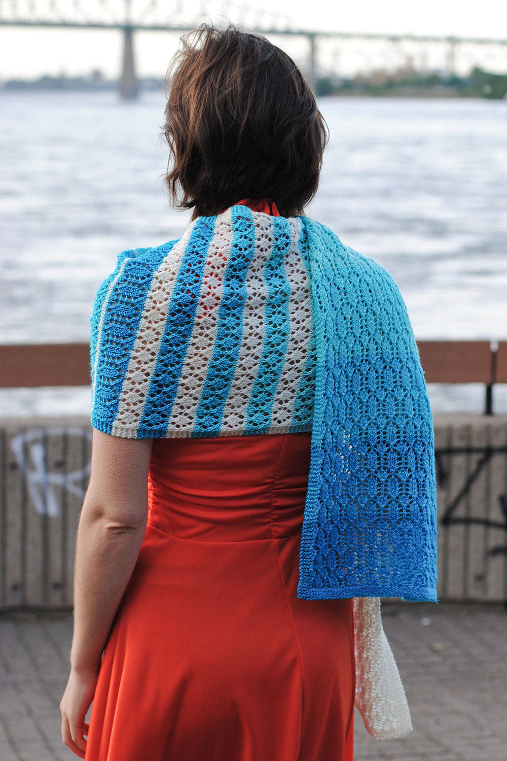 Devaneio gradient lace knitting pattern