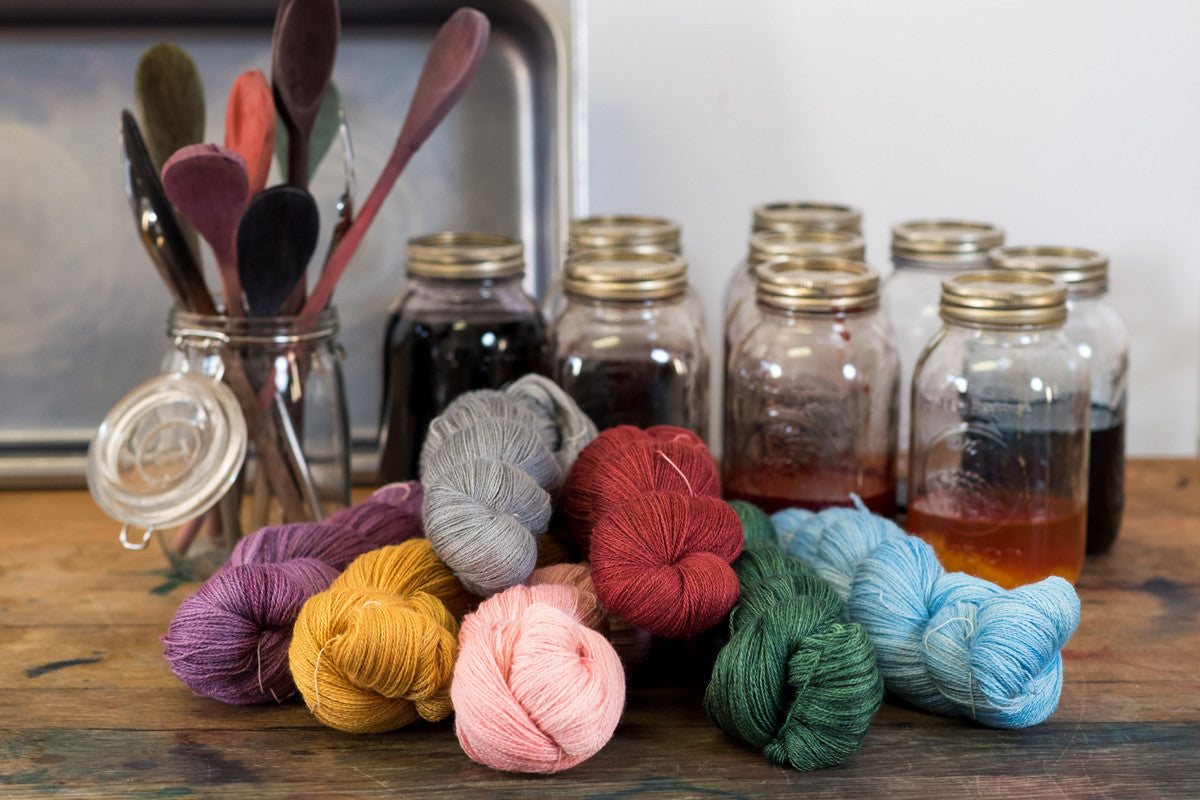 Yarn Dyeing Workshop Montreal - Sweet Paprika Designs