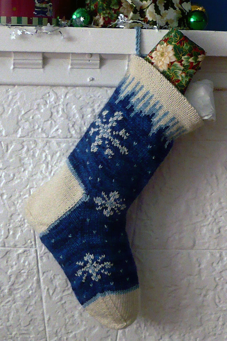 Icicle Christmas Stocking