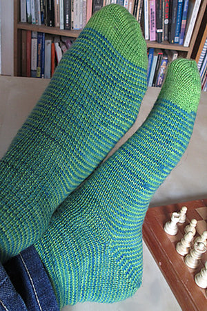 Lazy Day Socks knitting pattern Sweet Paprika Designs