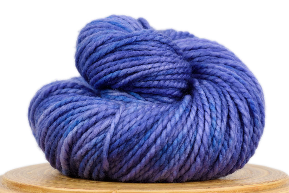 Presto bulky weight hand-dyed merino yarn in Periwinkle