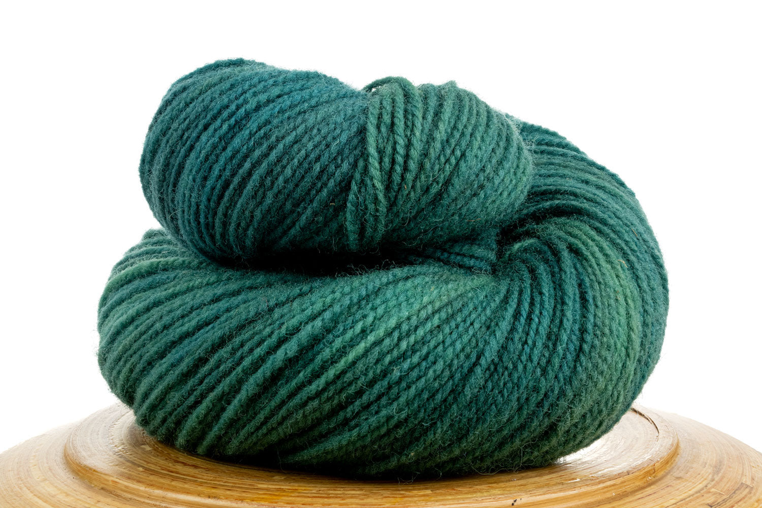 Winfield Canadian hand-dyed yarn in Early Morning Rain, a light blue-green